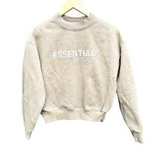 Fear of God Essentials Light Brown Crewneck Sweatshirt Size 8 18x22